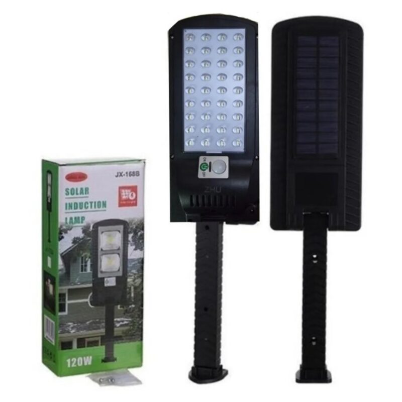 Foco Solar De 120w Tipo Poste Luz Fria