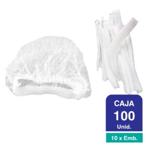 Gorro Cofia Clip Blanco - Higiene Capilar para Industria Alimentaria