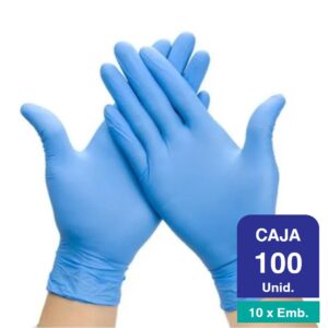 Guante nitrilo azul PROTEX libre de polvo