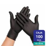 Guante nitrilo negro PROTEX libre de polvo