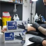 Guante nitrilo negro PROTEX libre de polvo