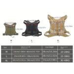 Arnés de pecho impermeable para perros chaleco táctico - Imagen 2