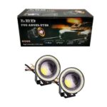 Foco Neblinero Led Ojos De Ángel X2  Blanco Aro 64mm - Imagen 4