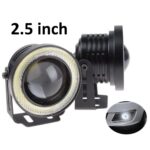 Foco Neblinero Led Ojos De Ángel X2  Blanco Aro 64mm - Imagen 2