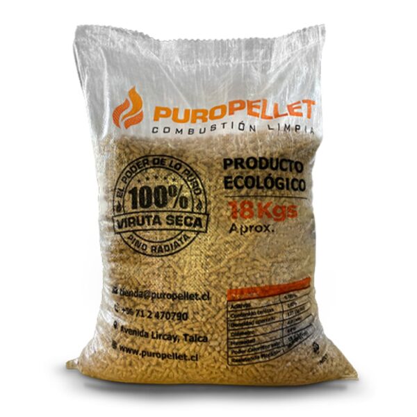 Pellet de Madera Puro Pellet 18Kg